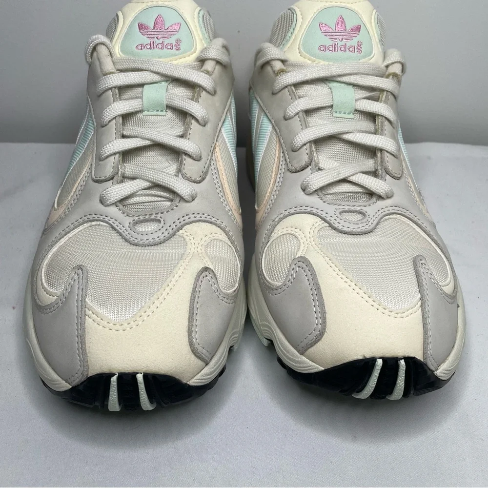 Adidas Originals Yung-1 Off White Ice Mint Chunky Mens 8.5 Womens 9.5 CG7118